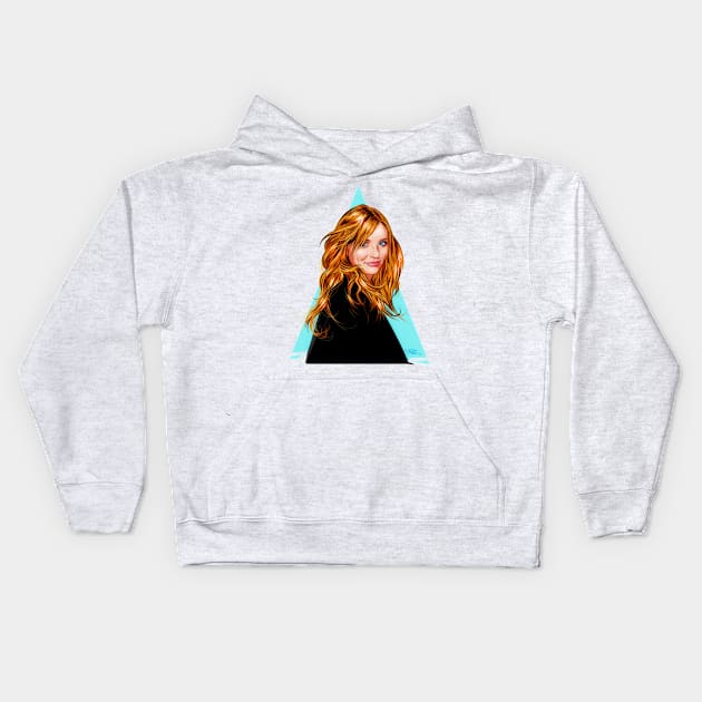 Cameron Diaz - An illustration by Paul Cemmick Kids Hoodie by PLAYDIGITAL2020